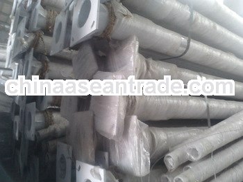 manufacture 11m solar street light pole SGS audited China supplier