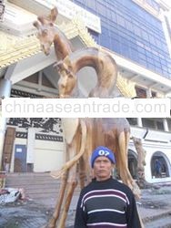 teak statues