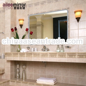 mirror shoe rack stand makeup mirror bamboo mirror frame