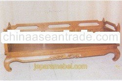 wooden sofa