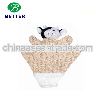 natural terry&sisal bath mitt