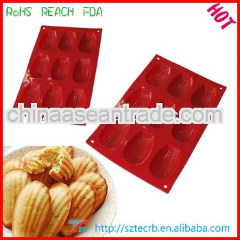 new design customize eco-friendly silicone cake mold healthy bakeware