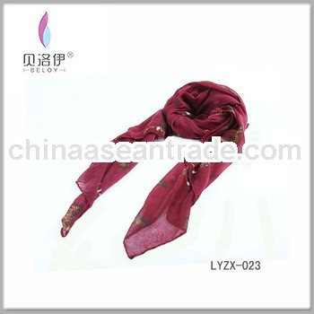 new design eagle print polyester hijab scarf