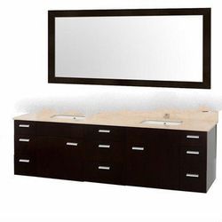 Encore 78" Double Bathroom Vanity - Espresso