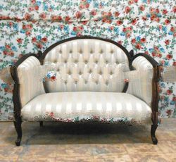 Furniture - Mahogany Classic Furniture Sofa 2 Seaters