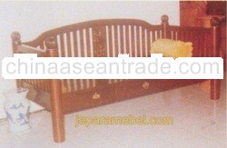 wooden sofa