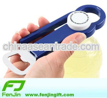 promotional plastic handle beer cap bottle opener