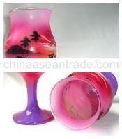 Glass airbrushed product