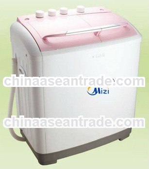 red twin tub washing machine