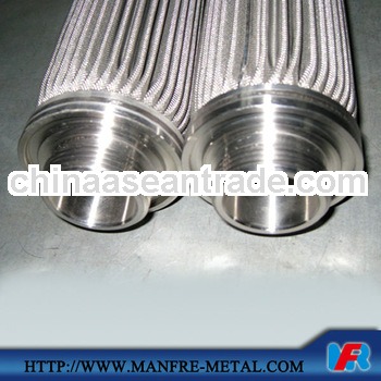stainless steel sintered fiber filter cartridge