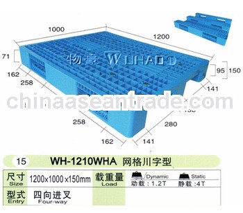 steel reinforced plastic pallet