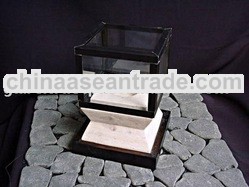 STONE CANDLE HOLDER