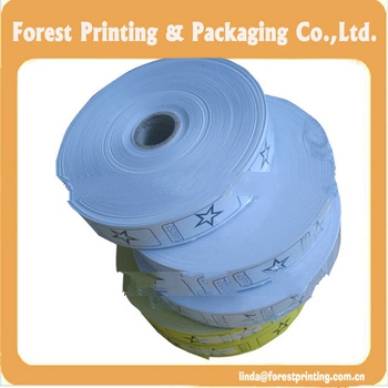 tickets printing service/double raffle ticket/admission ticket