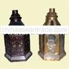 CLT9058B Iron 6sides Candle Shade Glass