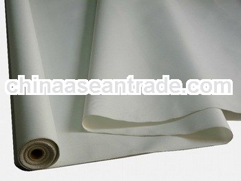 white two sides polyurethane coated fiberglass anti flame acid resistant fabric