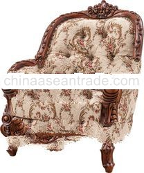  Mahogany Jepara Furniture, Accord Sofa 1 Seater