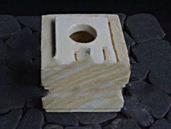 STONE CANDLE HOLDER