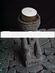STONE CANDLE HOLDER